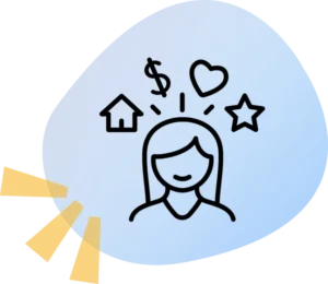 Icon representing clear expectations for members in a discount health care program